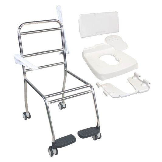 Easy Clean Commode / Shower Chair Bristol Maid