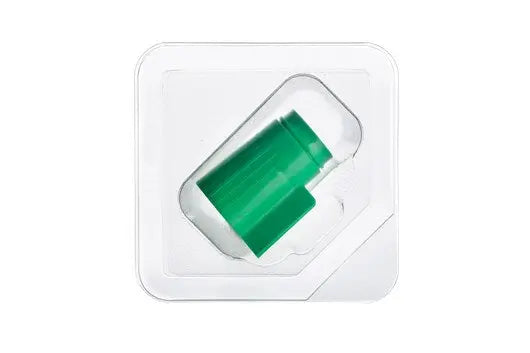 Sterile GBO EasyStrainer Cell Strainer, 70 µm, small diameter, single-use, with a transparent plastic frame and fine mesh filter.