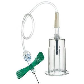 Safety Blood Collection Set, 23Gx19cm - With Holder - Sterile x 24