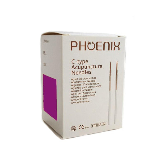 C-Type Copper Acupuncture needles 0.25x40mm 5 in guide tube