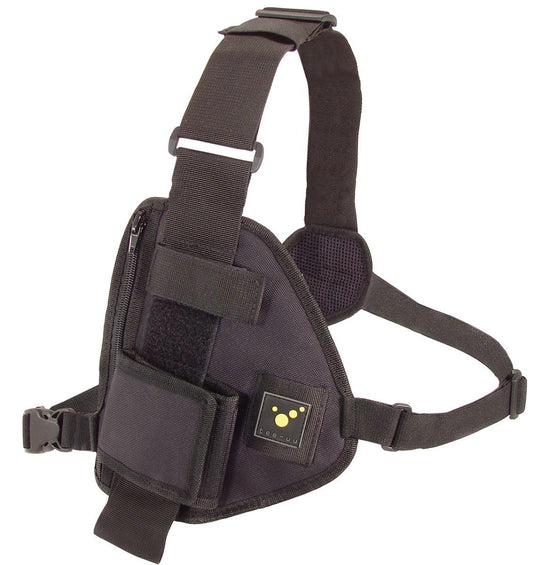 TEE-UU CHEST Radio Harness with adjustable straps and modular pouches, designed for tactical communication and chest rig setup.