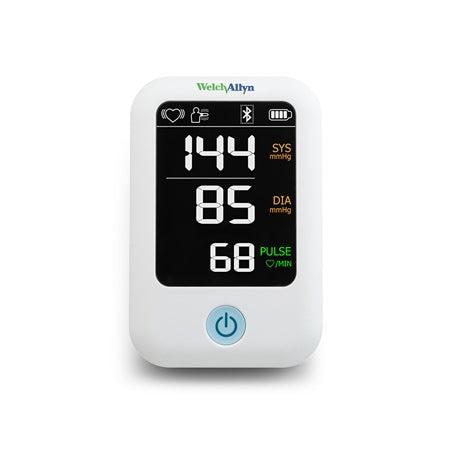 Welch Allyn ProBP 2000 digital blood pressure device with power supply, displaying cuff and digital screen.