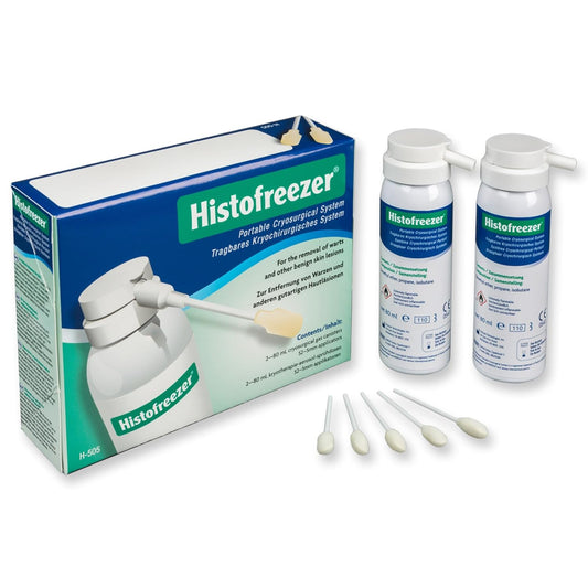 Histofreezer Portable Cryosurgical System - 5mm x 52 Standard Applicators - 2 x 80ml Bottles