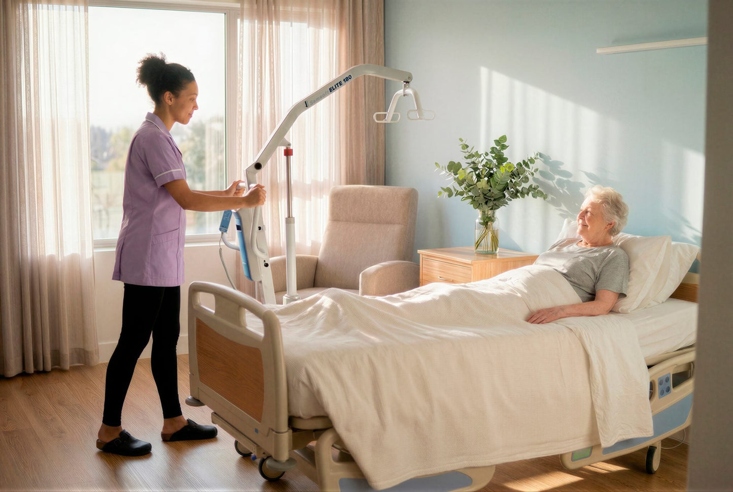 Drive DeVilbiss Samsoft Elite 180 Electric Patient Hoist – 180kg