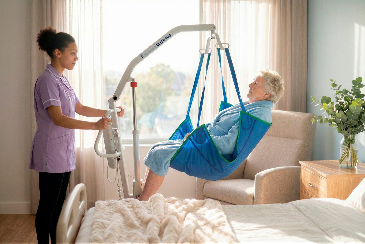 Drive DeVilbiss Samsoft Elite 180 Electric Patient Hoist – 180kg