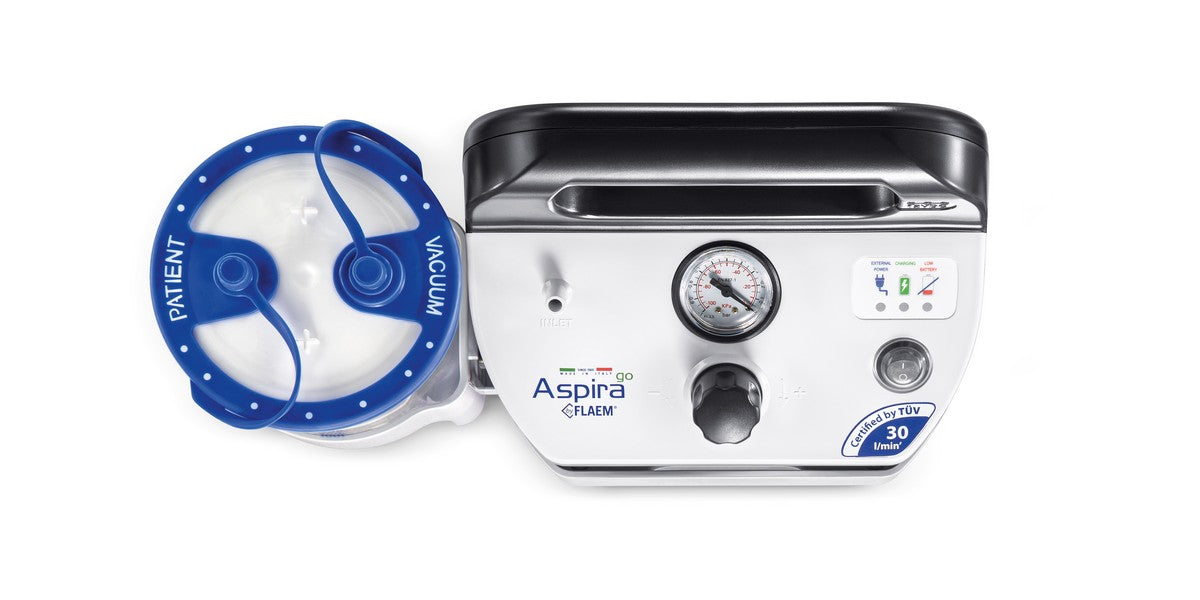 Flaem Aspira Go 30 Professional Battery Operated Portable Suction Unit (AR31P00) Carey Medical