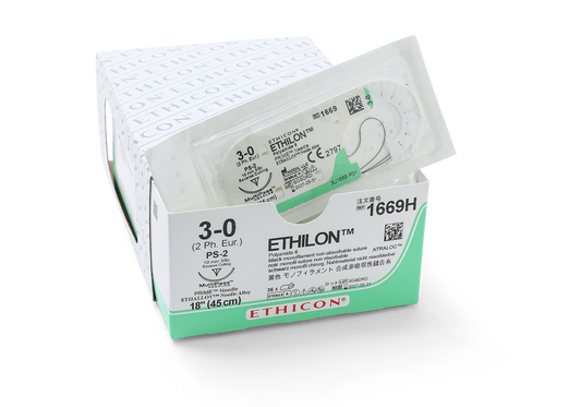 MONOCRYL PLUS suture - Monofilament - Undyed - 4-0 - 70cm - 1 x Reverse cutting - 60mm - STRAIGHT - 12