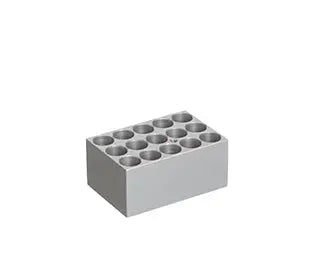 GBO 15X HPLC or cryovial tubes storage block for laboratory organization, with clear slots for tube stability and easy access.