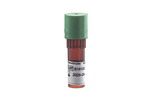 Sterile GBO EasyStrainer cell strainer with 100 µm mesh, small diameter, single-use, designed for laboratory filtration processes.
