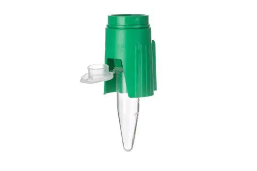 GBO EasyStrainer Cell Strainer, 100 µm small diameter, sterile, single-use lab filter for cell separation, shown in clear image