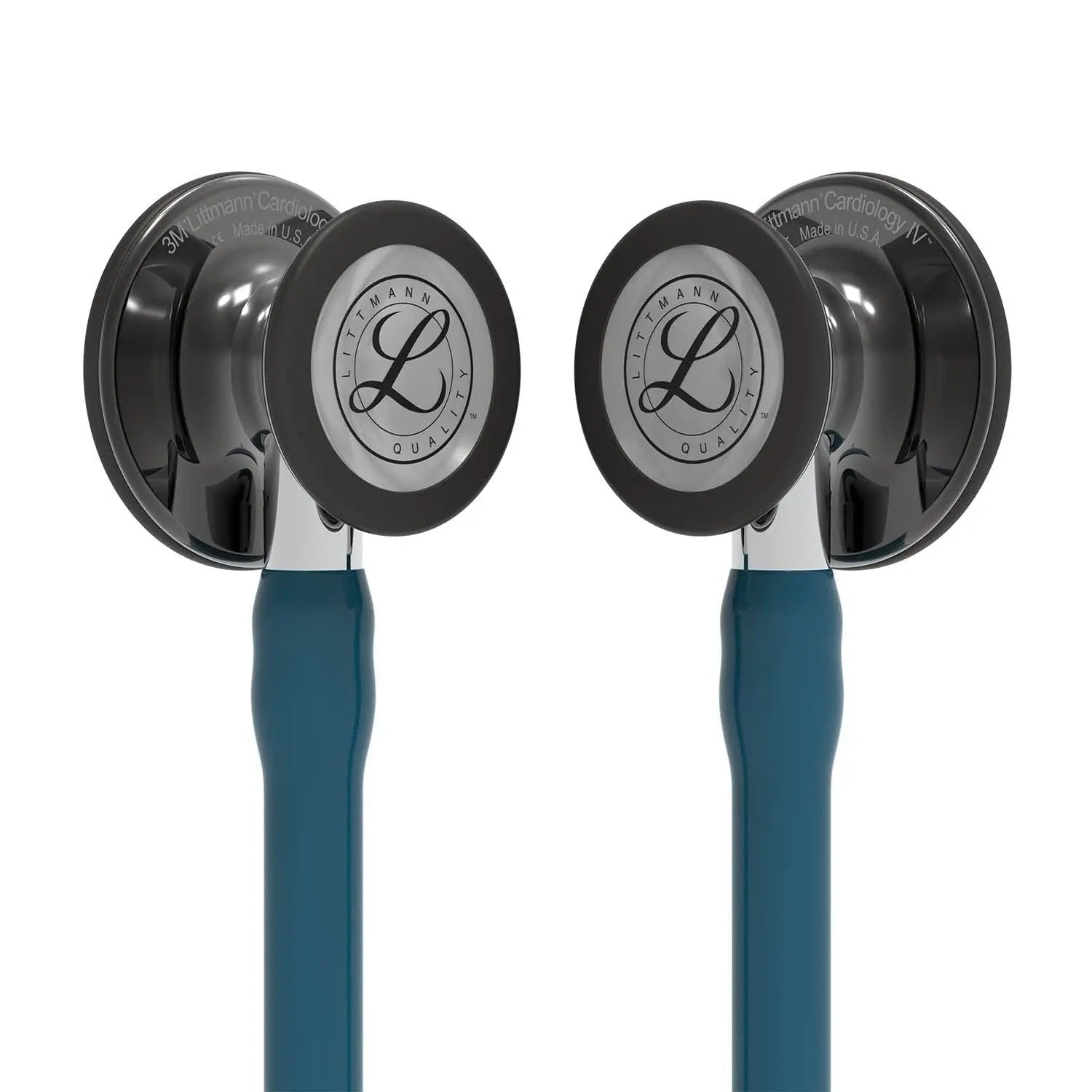 Littmann Cardiology IV Diagnostic Stethoscope: Smoke & Caribbean Blue - Mirror Stem 6234