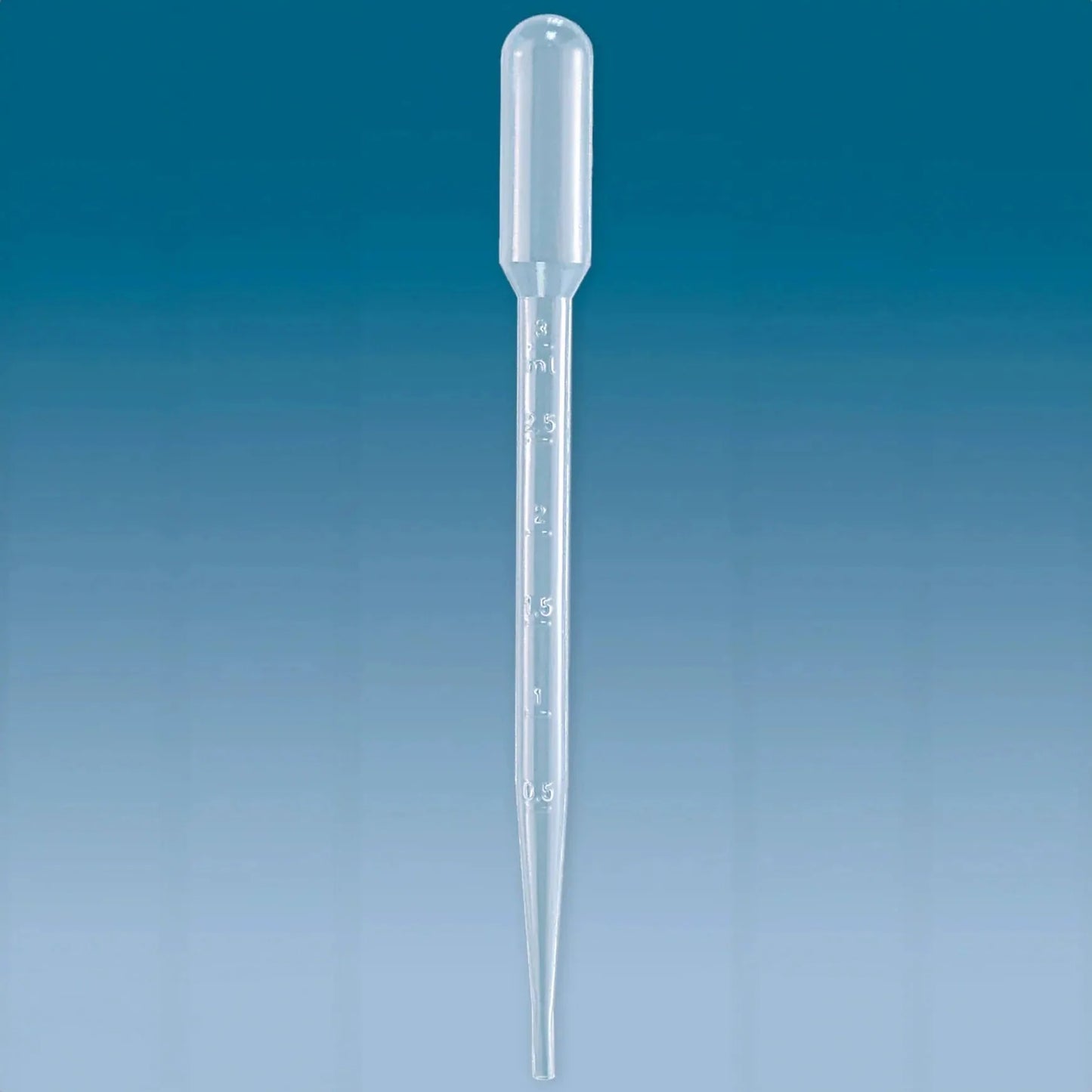 Set of 42 sterile 3.5ml transfer pipettes by Sarstedt Ltd, showing clear plastic pipettes for laboratory use.