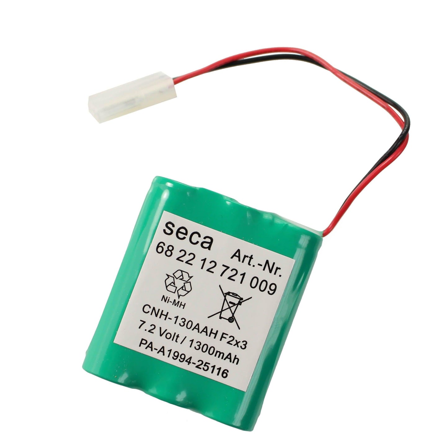 SECA chair scale battery pack showing a compact, rechargeable power source for medical weighing equipment.