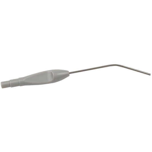 Set of 50 Sheffmed 30DEG Zoellner suction tubes, sterile medical-grade plastic tubes for suction procedures, displayed in a pack.