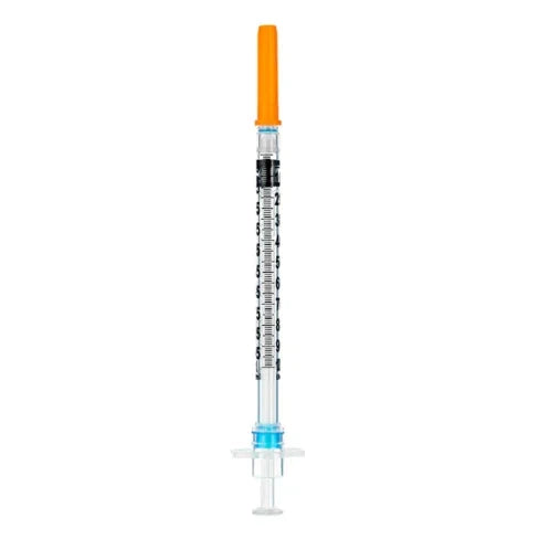 SOL-CARE Insulin Safety Syringe with Fixed Needle 0.5ml, 30g x 5/16" -(Box 100) SOL-Millenium