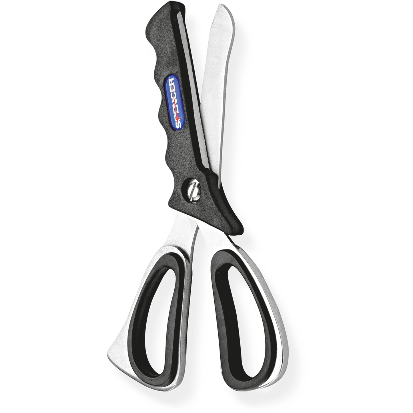 Spencer Match 3 multi-purpose trauma rescue shears with stainless steel blades and ergonomic handles for emergency cutting.