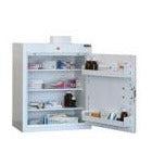 Sunflower Medicine Cabinet, 3 Shelves/2 Door Trays, one door