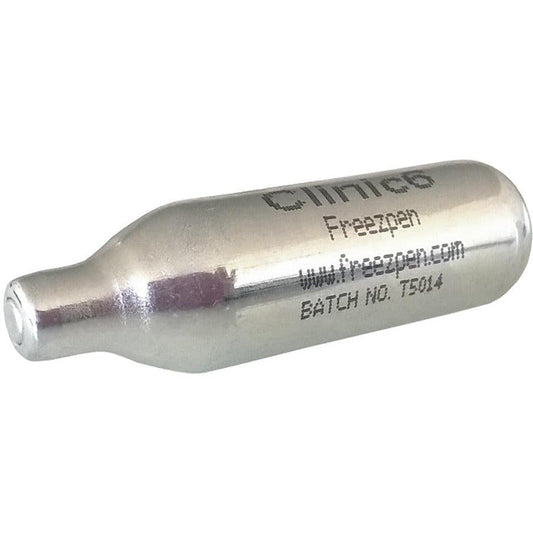  35G cartridges for Freezpen, shown in a close-up image with multiple cartridges and packaging details.