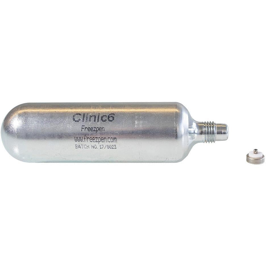 Vena Cava 35G cartridges for Freezpen with clear glass and metal tips, designed for precision cryotherapy applications.