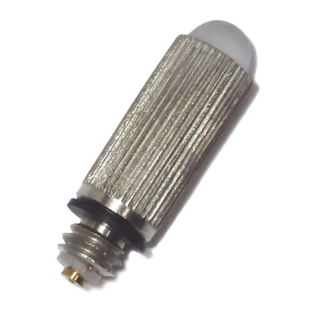 Welch Allyn 2.5V replacement medical laryngoscope lamp for model 04800-U, showing the small, clear bulb for endoscopic use.