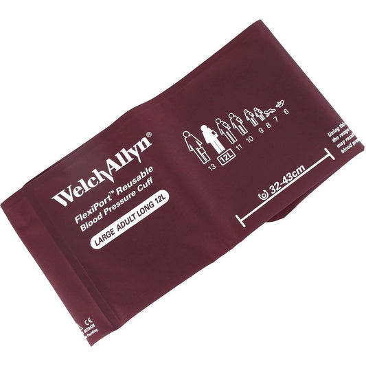 Welch Allyn Flexiport Large Adult Cuff size 12L Screw Type Connectors (32-43cm)